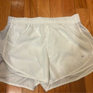 Nike Women's White Athletic Shorts